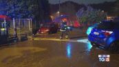 Nubifragio su Varese travolte auto in sosta