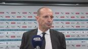Allegri: "Continuiamo a lavorare"
