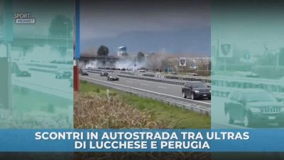 Scontri in autostrada tra ultras di Lucchese e Perugia