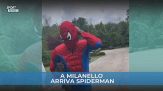 A Milanello arrivano i supereroi: ecco Spiderman!