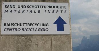 Recyclinganlage für Baustellenabfälle - Centro riciclaggio da cantiere