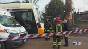 Tram deragliato, il conducente ha avuto un malore