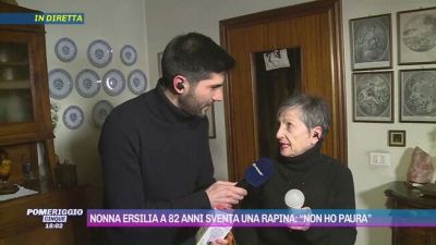 Nonna Ersilia a 82 anni sventa una rapina: "Non ho paura"
