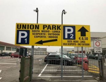 Union Park Parcheggio Aeroporto Treviso ingresso