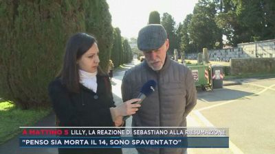 Lilly, la reazione di Sebastiano alla riesumazione
