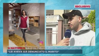 Giallo Siu, parla un amico della mamma influencer