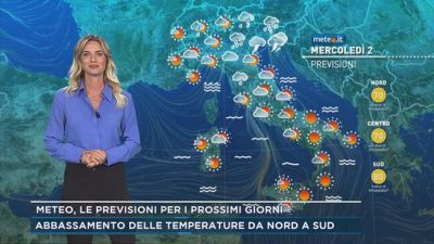 Meteo, le previsioni per i prossimi giorni