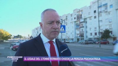 Santo, il legale del 17enne fermato chiede la perizia psichiatrica