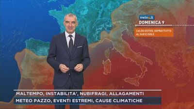 Maltempo: instabilità ed eventi estremi