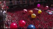 A Pamplona il "chupinazo" dà il via alla festa di San Firmino