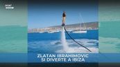 Ibrahimovic "prova a volare anche sopra l'acqua"