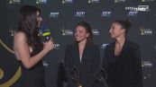 Errani e Paolini: "E'"stato un anno meraviglioso. La medaglia a Parigi il sogno di una vita"