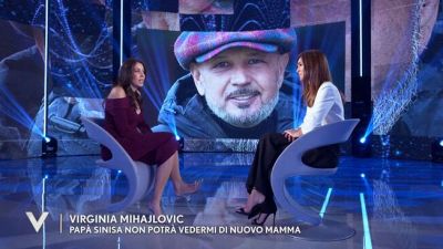 Virginia Mihajlovic: "Papà Sinisa non potrà vedermi di nuovo mamma"
