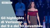 Gli highlights di Verissimo del 9 e del 10 novembre
