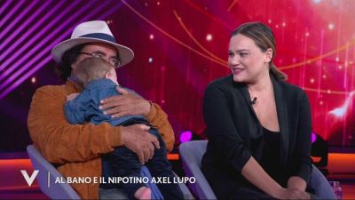 Al Bano e il nipotino Axel Lupo