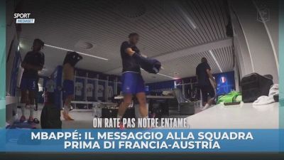 Mbappé: il messaggio alla squadra prima di Francia-Austria