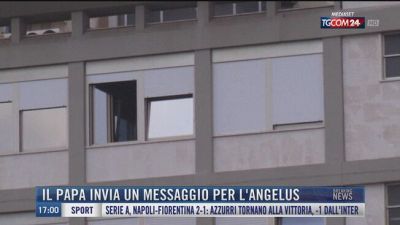 Breaking News delle 17.00 | Il Papa invia un messaggio per l'Angelus