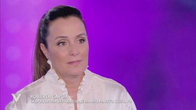 Roberta Capua e la dolorosa separazione dal marito Stefano