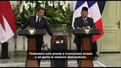 Indonesia: pronti a riconoscere Israele se Israele riconosce Palestina