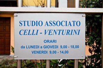 Studio Celli TARGHETTA ORARI