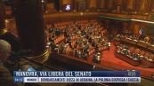 Breaking News delle 14.00 | Manovra, via libera del Senato