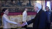 Mattarella riceve al Quirinale la principessa della Thailandia