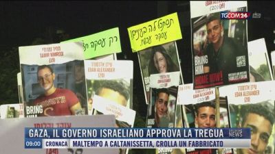 Breaking News delle 9.00 | Gaza, il governo israeliano approva la tregua