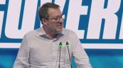 Salvini riconfermato segretario, il suo nome esce dal simbolo