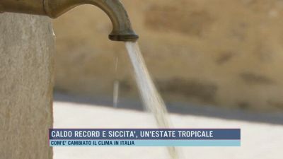 Caldo record e siccità, un'estate tropicale