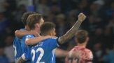 Inter ko, il Napoli solo in vetta con tre punti di vantaggio