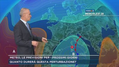 Meteo, le previsioni per i prossimi giorni