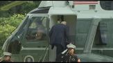 Trump lascia il resort di golf in Scozia e riparte per gli Usa