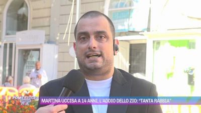 Martina Carbonaro uccisa a 14 anni, l'addio dello zio: "Tanta rabbia"