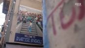 Il Palermo omaggia Maradona: visita al murale
