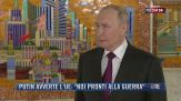 Breaking News delle 21.30 | Putin avverte l'Ue: "Noi pronti alla guerra"