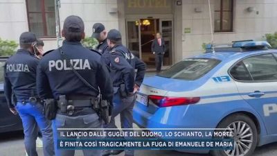 Il lancio dalle guglie del Duomo, lo schianto, la morte