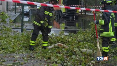 Torino, forte nubifragio afa con le ore contate