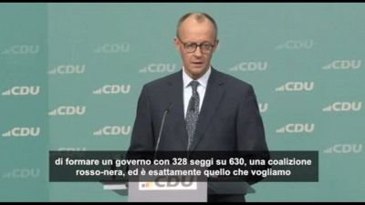 Germania, Merz: voglio una coalizione con i social democratici
