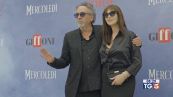 Tim Burton con Monica Bellucci al Giffoni