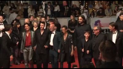 A Cannes 78 il red carpet con il cast di "Sirat", film di Oliver Laxe