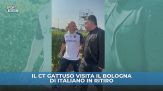 Il ct Gattuso in visita al Bologna