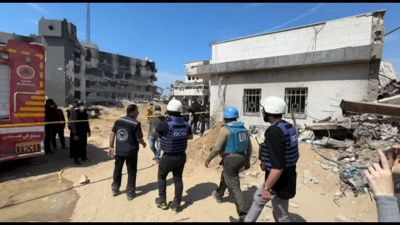 Gaza, un team di esperti dell'Oms tra le macerie di al Shifa