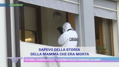 Foligno, l'albergatrice: "La donna voleva fermarsi un anno"