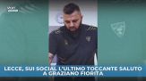 Il Lecce sui social dà l'ultimo saluto a Graziano Fiorita