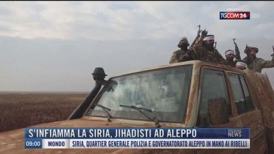 Breaking News delle 09.00 | S'infiamma la Siria, jihadisti ad Aleppo
