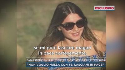 Sara Campanella, la pressione del suo assassino nelle registrazioni