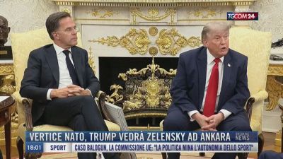 Breaking News delle 18.00 | Vertice Nato, Trump vedrà Zelensky ad Ankara