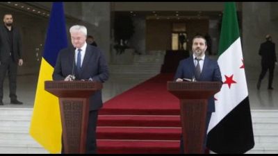 Siria, visita a sorpresa a Damasco del ministro degli Esteri ucraino