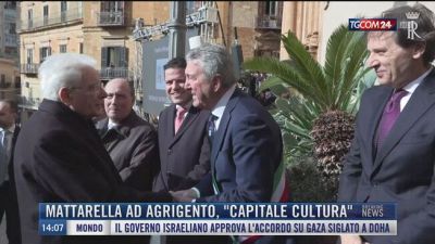 Breaking News delle 14.00 | Mattarella ad Agrigento, "Capitale cultura"