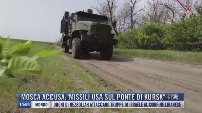 Breaking News delle 11.00 | Mosca accusa: Missili Usa sul ponte di Kursk"